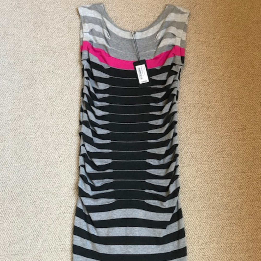 Ted Baker Knit Ruched Dress size 6 NEW with Tags